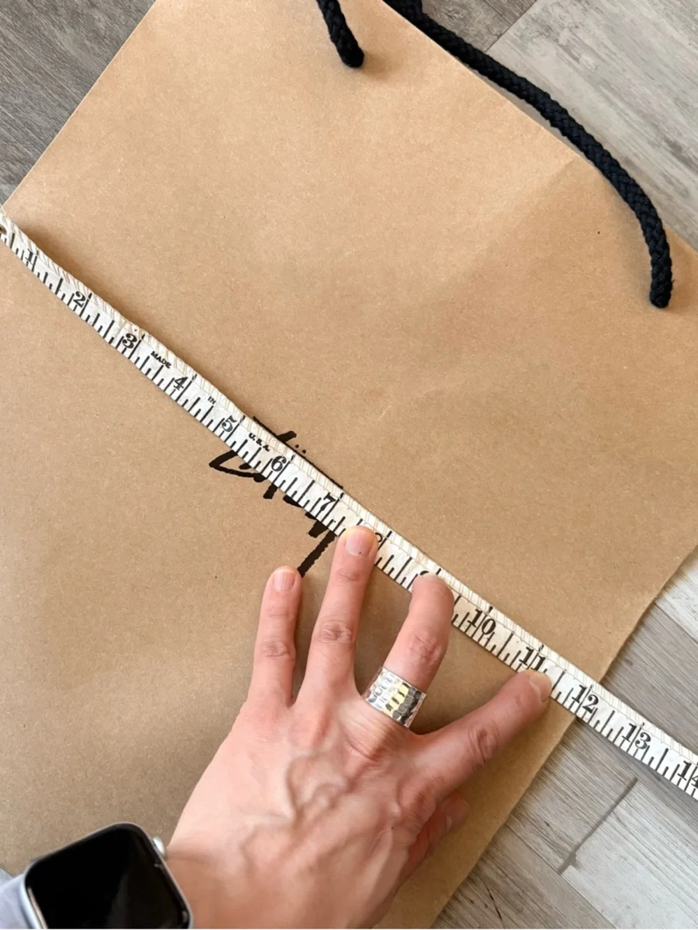 Stussy Paper Shopping Gift Bag 12x14x8